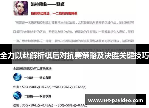 全力以赴解析棋后对抗赛策略及决胜关键技巧