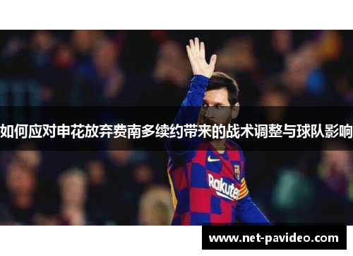 如何应对申花放弃费南多续约带来的战术调整与球队影响